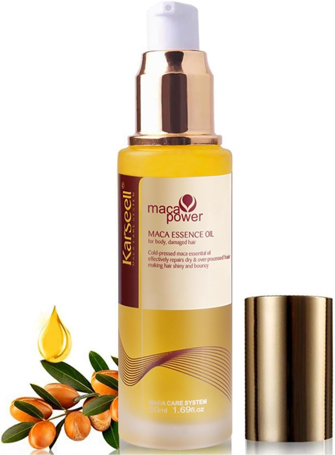 Olio Capelli Collagene e Argan Karseell - Riparazione Profonda Professionale