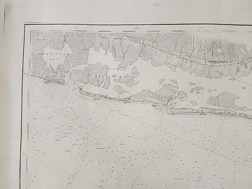 Early Nautical Chart Etching Of Southern Coast Long Island 1851 Fairfax,... - Picture 12 of 13