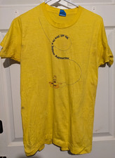 Vintage Original The Beatles We All Live In A Yellow Submarine Yellow T-Shirt L