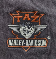 VINTAGE HARLEY DAVIDSON Taz Shirt - 2 XL - HD Motorcycle Biker Tasmanian Devil