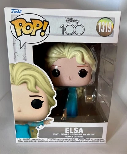 Disney Funko Pop! Elsa 1319 100 Anniversary Frozen Vinyl Figure Box Snow Queen
