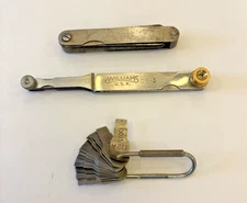 Lot of 3 Feeler/Thickness Gauge - Starrett, Williams , Unbranded