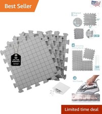 12"x12" Knitting  Crochet Blocking Mats - 4 Interlocking Boards with Pins