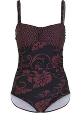 Shape Badeanzug Level 1 Gr. 38 Burgunder Schwarz Form-Schwimmanzug Einteiler Neu