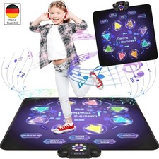 Musikmatte LED Tanzmatte Spielteppich Matte mit Bluetooth 8 Modi f&uuml;r 3 -12 Jahre