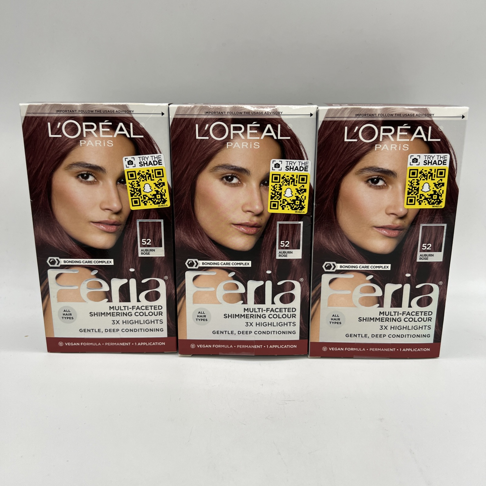 52 Auburn Rose 3 Pack