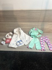 Retired Wellie Wishers American Girl Winter Wishes Fur Cape Shoes Pajamas More