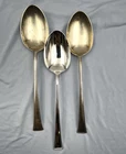INTERNATIONAL FINE ARTS STERLING SILVER SERVING SPOON - TRANQUILLITY EACH 8.5"