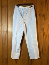 NWT Deadstock VTG 80s Garan Marita Pastel Blue High Waist Pleated Trousers Sz 16