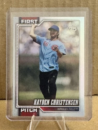Topps 2026 Series 2 First Pitch Refractor Hayden Christensen Cubs Star Wars
