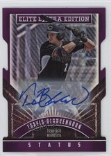2015 Panini Elite Extra Edition /75 Travis Blankenhorn #81 Auto h3a