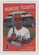 2008 Topps Heritage High Number Chrome Refractor 35/559 Maicer Izturis #C245 9ca
