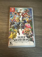 Super Smash Bros Ultimate Nintendo Switch Box Original Case ONLY No Game