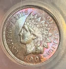 1902 Indian Head Small Cent 1C ANACS MS62 BN Bronze Philadelphia Mint TONER!!!!