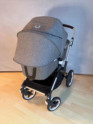 Bugaboo Fox 2 Kinderwagen Komplettset: Babywanne Sportsitz Fußsack Regenverdeck