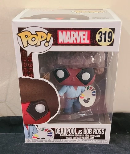 Funko Pop! Vinyl: Marvel - Deadpool as Bob Ross #319