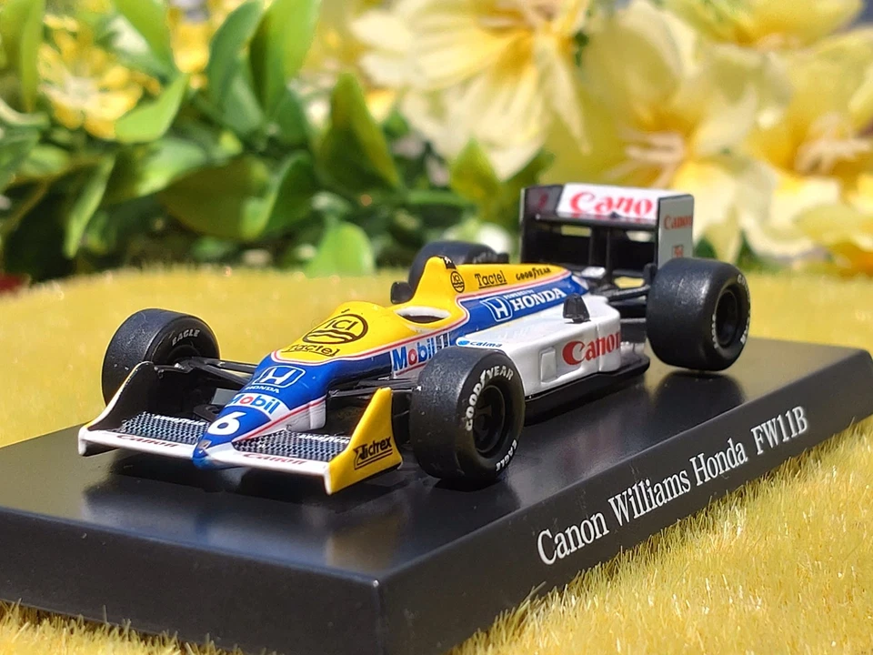 Canon Williams Honda / FW11B /  No.6 N.Pique 1987 / 1/64 Diecast car  Aoshima - Image 3 of 4
