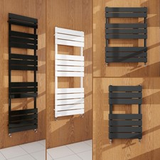 Designer Modern Bathroom Towel Rail Radiator Flat Panel Warmer Heated All Colors