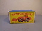 MATCHBOX LESNEY No 69B VINTAGE ORIGINAL BOX FOR HATRA TRACTOR SHOVEL MINT COND.