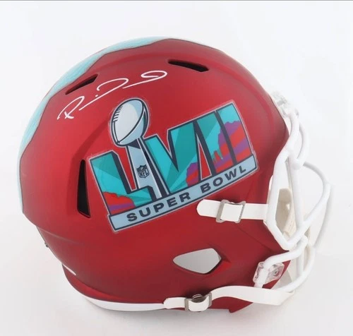 Patrick Mahomes Autographed Super Bowl LVII Full-Size Speed Helmet PSA Auth...