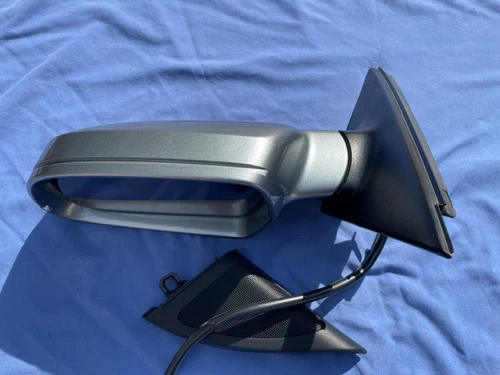 '10-16 Audi B8 S4 A4 Front Left Side Exterior Door Mirror Auto Dimming Silver OE