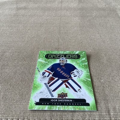2022-23 Upper Deck Extended Series Dazzlers Green # DZ-127 Igor Shesterkin