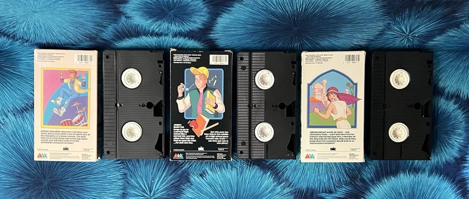 New Kids on the Block Cartoon VHS Video Lot - Image 4 of 4