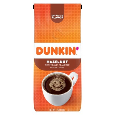   Ground Coffee, Hazelnut, 12 Oz Per Bag