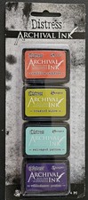 Kit 5 - Distress Archival Ink Mini Tim Holtz Color 4 pc Set AITK75127