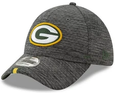 NWT Authentic NFL New Era Green Bay Packers Heather Graphite 39Thirty Flex Cap