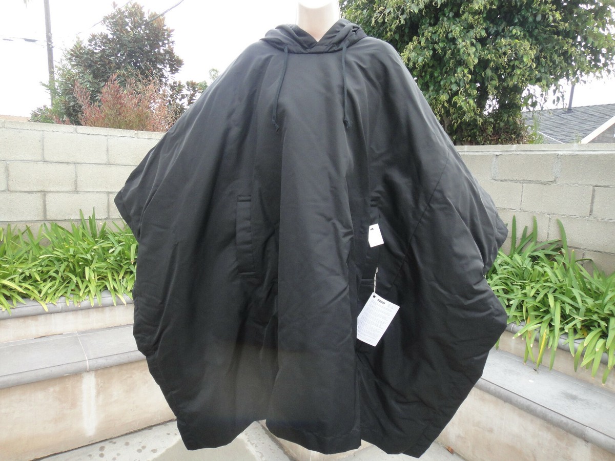 Comme des Garcons OVERSIZED HOODED SHELL DOWN, Black/Orange Uni