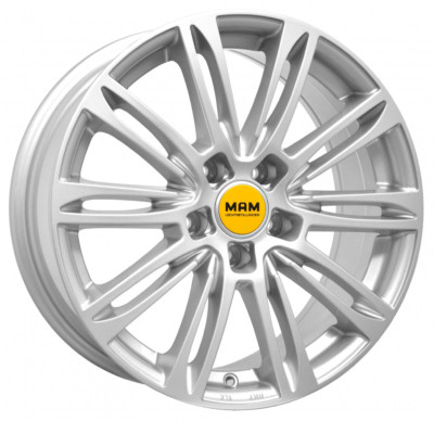 17 Zoll MAM A4 5x100 ET37 Alufelgen SILVER PAINTED