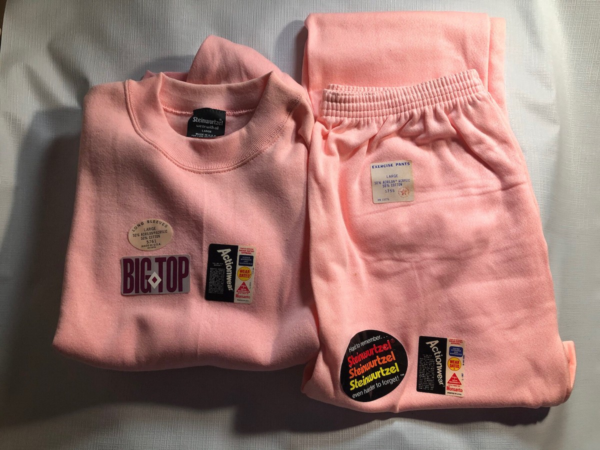 Gファイブ様 Vintage Steinwurtzel Sweat Set Pants Shirt Pullover Action Wear