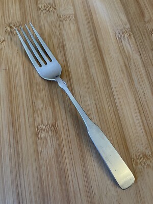 Rogers Int'l Stainless Satin Fiddle Wings BOSTON COMMON Dinner Fork 7.5''