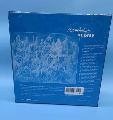 1995 SPRINGBOK PUZZLE ''SNOWBABIES AT PLAY'' RETIRED.. Factory Sealed