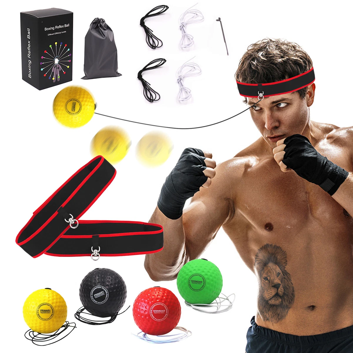 Headband Boxing Ball Improving Speed Reaction & Hand Eye