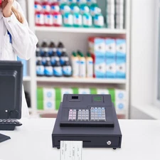 38 Keys Automatic Cash Register Cash Register English Cash Box With Compact Cash