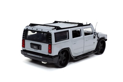 2003 Hummer H2 Grey with Extra Wheels 
