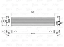 Genuine VALEO Intercooler 818586 for Fiat