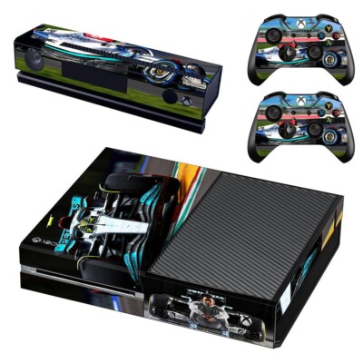 Aufkleber Xbox ONE Skin für Konsole &2 Controllers Formula 1 Merc Lewis Hamilton
