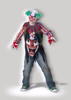 Incharacter Big Top Terror Circus Clown Child Boys Halloween Costume 17045