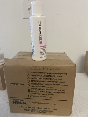 Paul Mitchell Super Strong Conditioner  (12) 3.4 Oz Bottles Sealed Box 