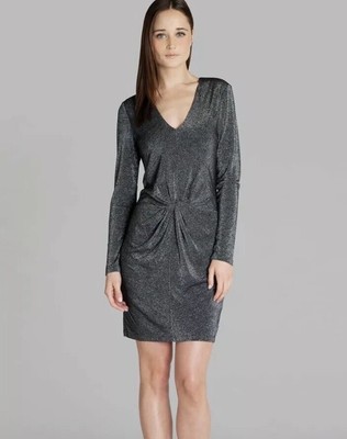 ted baker black sleeve bodycon dress