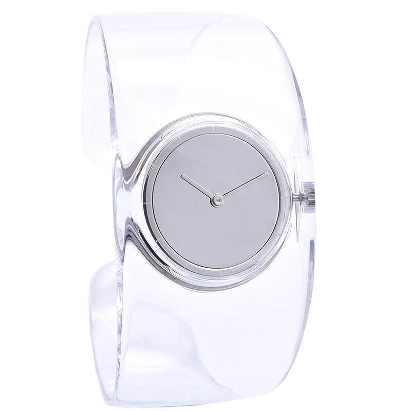 ISSEY MIYAKE SILAW001 Clear Bangle Quartz Watch “O” Designed ISSEY MIYAKE SILAW001 Clear Bangle Quartz Watch “O” Designed