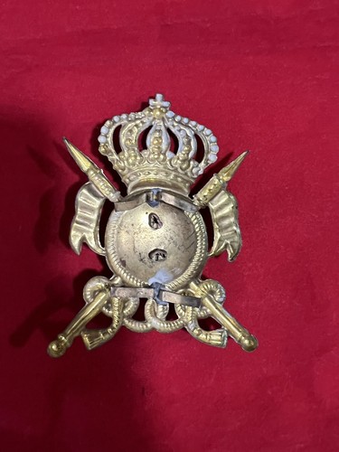 Fregio metallico per Cavalleria Lancieri Casco Coloniale Regio Esercito WW2 AOI - Foto 4 di 5