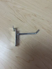 4" Gridwall Hooks - 20 Chrome Hooks For Grid Wall or Mini Grid Cube Displays