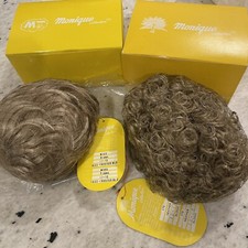 Set of 2 Monique Modacrylic Heather Blonde Diana Frosted 12"-13" Doll Wigs New