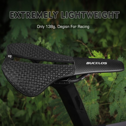 BUCKLOS U-PEFA S9100 3D Printed MTB Bike Saddle Seat Cushion Carbon Fiber 7x9 mm - Picture 8 of 8