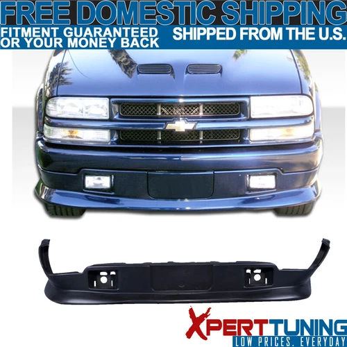 Fits 1998-2004 CV S10 Pickup Extreme Style Front Bumper Lip PU Spoiler