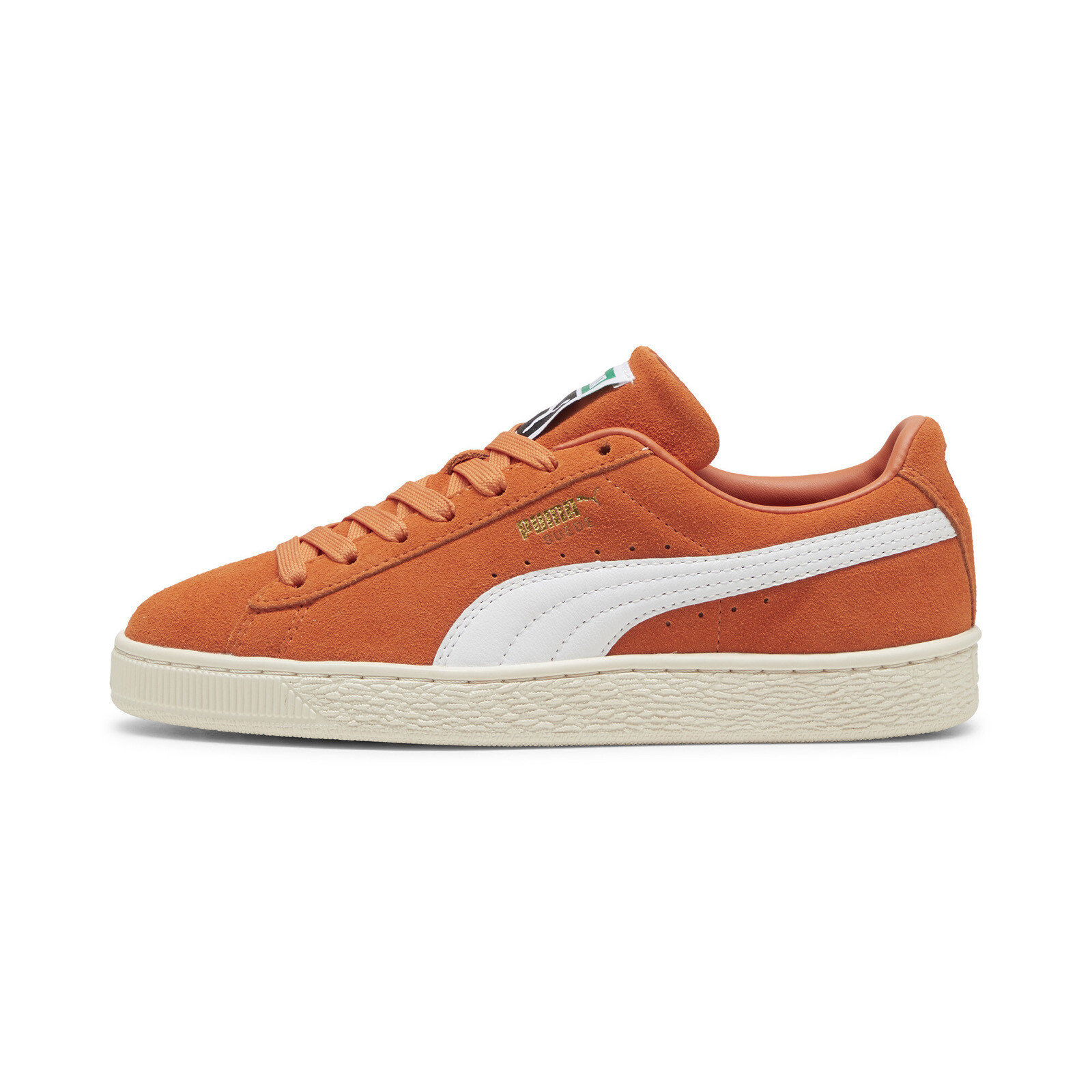 Puma Suede Classic 39978117 Mens Orange Suede Lifestyle Sneakers Shoes